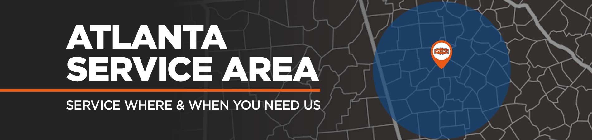 Atlanta Mobile Fleet Service & Truck Repair Map